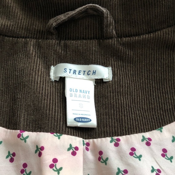 Old Navy Stretch Fabric Brown Corduroy Blazer Size S - Picture 5 of 16